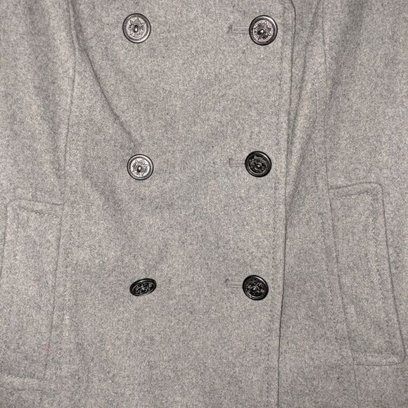 Charcoal Gray Peacoat - Picture 4 of 5